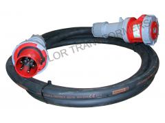 415V 14 METRE 63A 5PIN 3-PHASE H07RNF RUBBER CABLE EXTENSION LEAD TO IP67